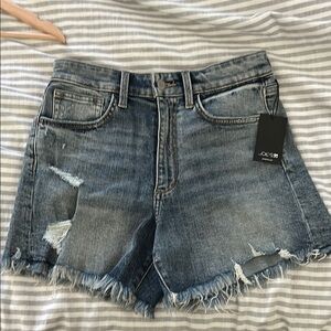JOE'S Jean High Rise Distressed Bastina Shorts. Size 25